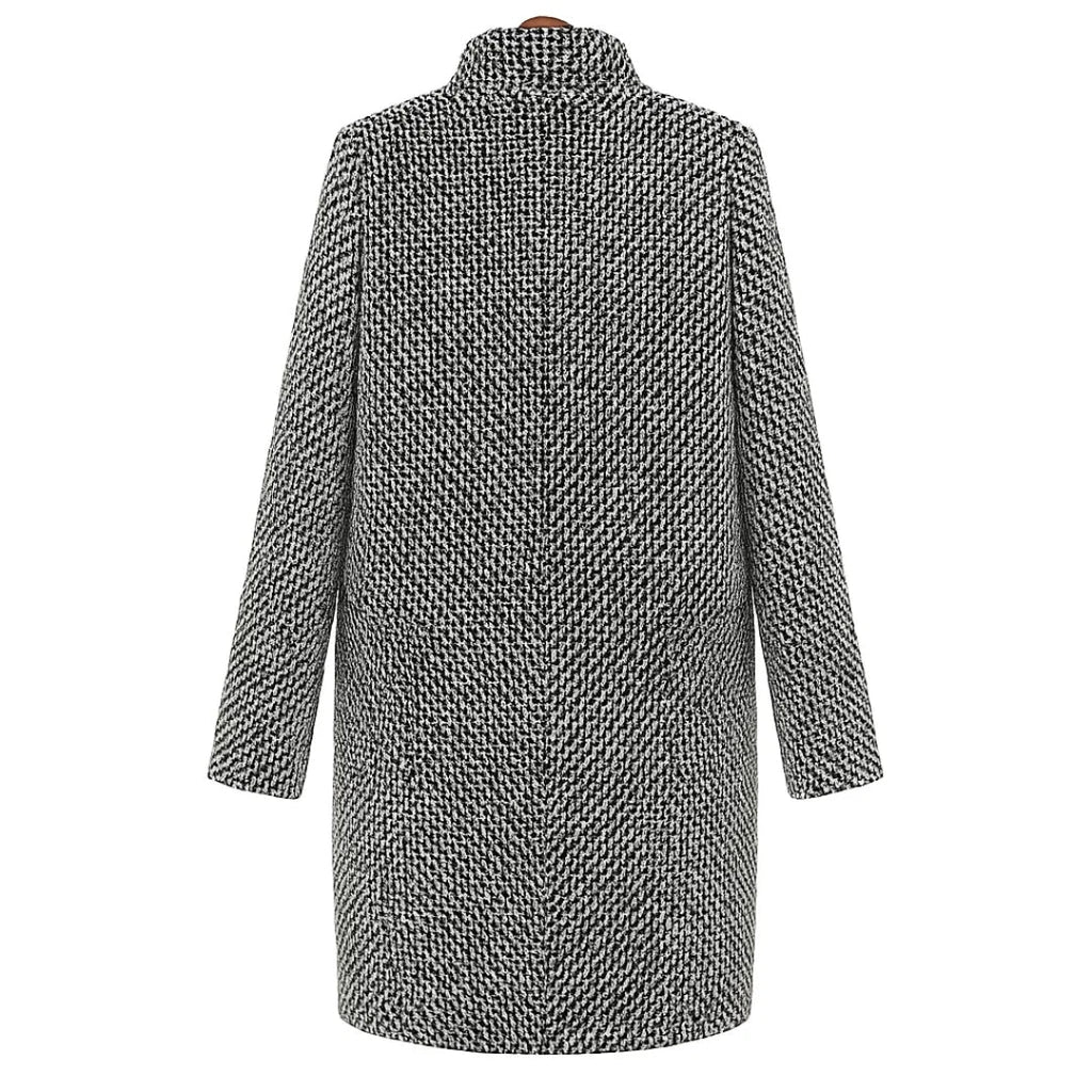 Katerina | Elegant lång kappa i ull