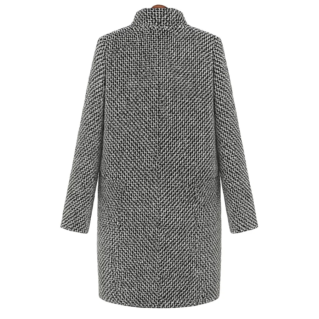 Katerina | Elegant lång kappa i ull
