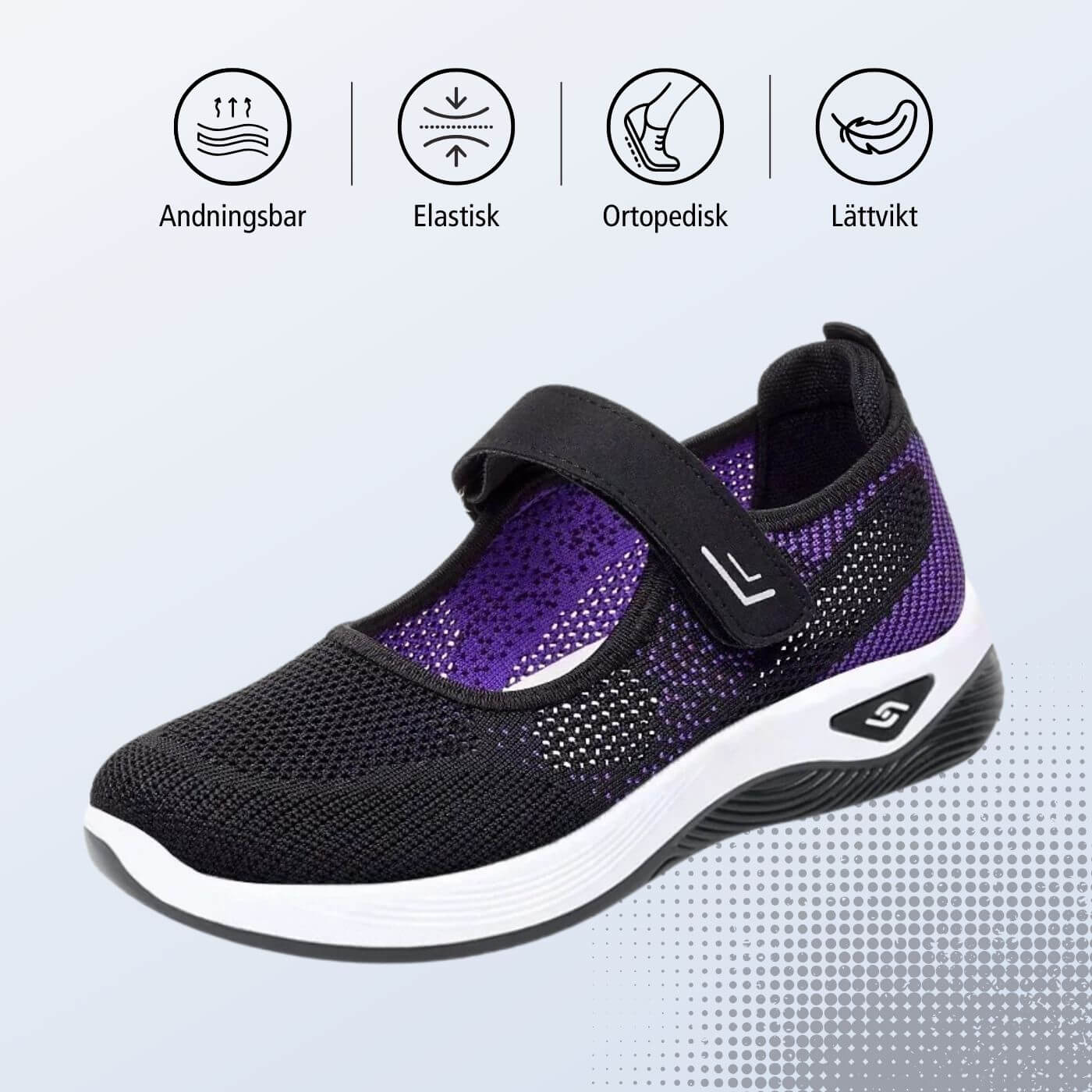 Lena - Andningsbara Mesh Ortopediska Sneakers