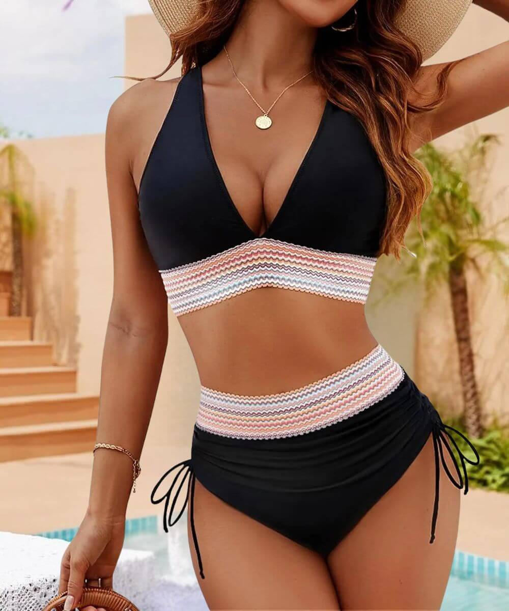 Silvia™ - Höga Bikinitrosor med Magkontroll