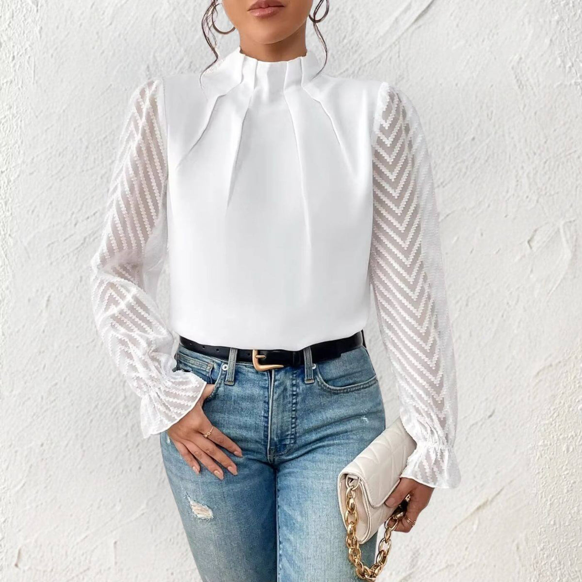 Veroni™ - Stilren Elegant Topp