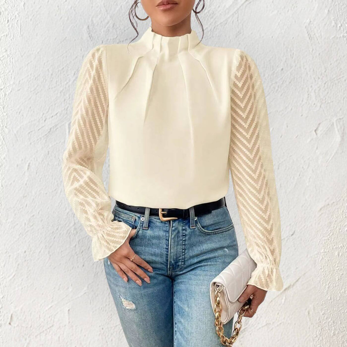 Veroni™ - Stilren Elegant Topp